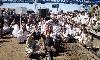Next picture :: Quetta Railway station and passenger protesting on shortage of Railway Engine