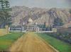 Sandeman Memorial with Murdar Mountain view painting early 1900