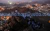 Muslim pilgrims pray on atop Noor Mountain in the holy city of Mecca