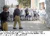 Students of Govt.Girls College chant slogans against  their college administration