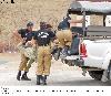 QUETTA: Apr12 â€“ Newly trained police persons exhibit their skills during their passing out ceremon