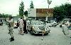 Previous picture ::  People look fallen electricity pole on vehicle at  Zarghoon road during heavy storm in Quetta