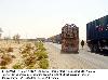 Sindh Balochistan National  Highway during protest demonstration