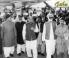Nawab Akbar Bugti, Nawabzada Nasrullah Khan and Nawaz Sharif on Quetta Airport Nawab Akbar Bugti, Nawabzada Nasrullah Khan and Nawaz Sharif on Quetta Airport