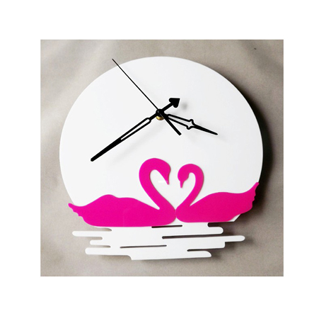 Floating Duck Moonlight Acrylic Wall Clock Floating Duck Moonlight Acrylic Wall Clock